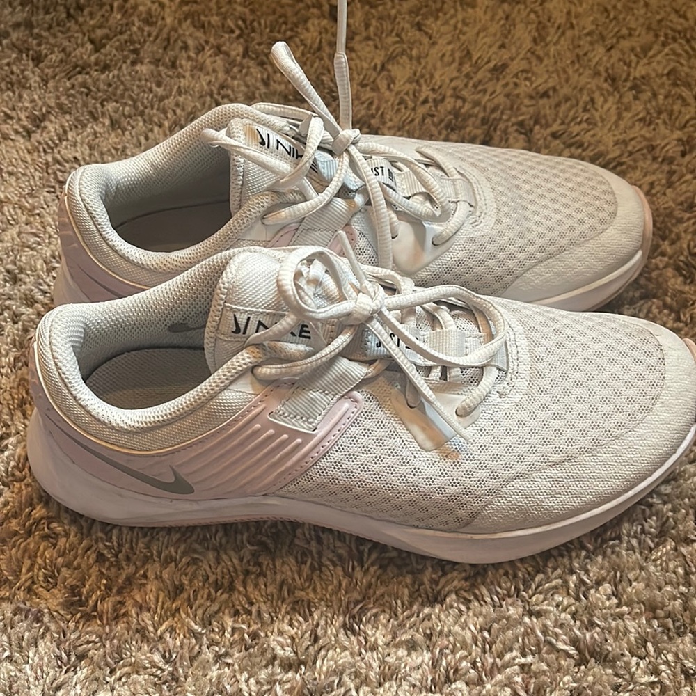 Nike light pink and beige womens sneakers